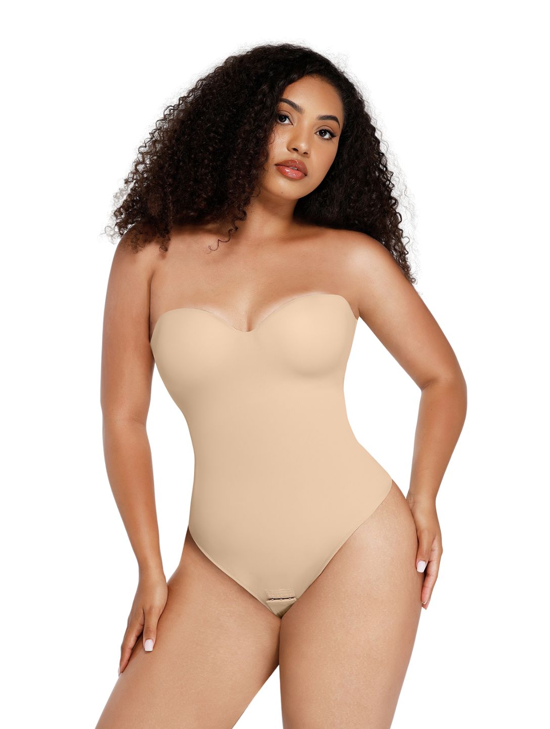 Trägerloser, stützender Shapewear-Body