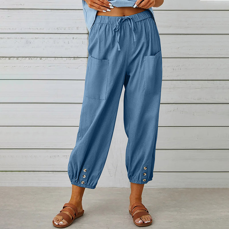 【Coton Et Lin】Comfortable Décontracté Pants