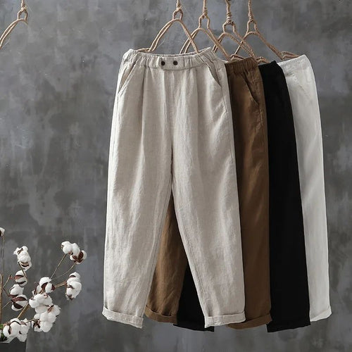 【Coton Et Lin】Comfortable Décontracté Pants