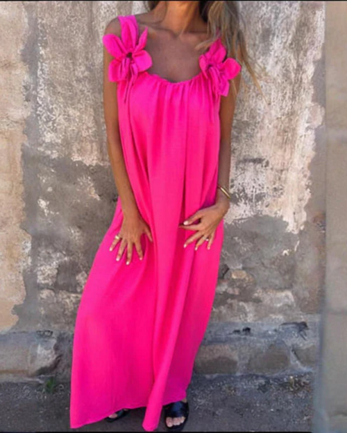 Aryanna - Elegant floral long robe