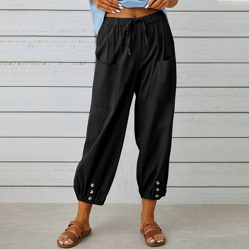 【Coton Et Lin】Comfortable Décontracté Pants