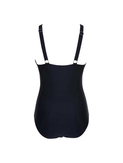 The Sculpting V-Neck Mesh Suit