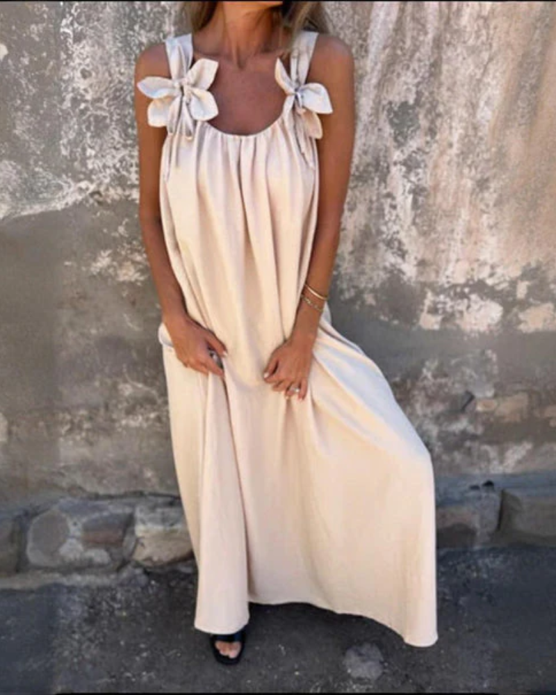 Aryanna - Elegant floral long robe