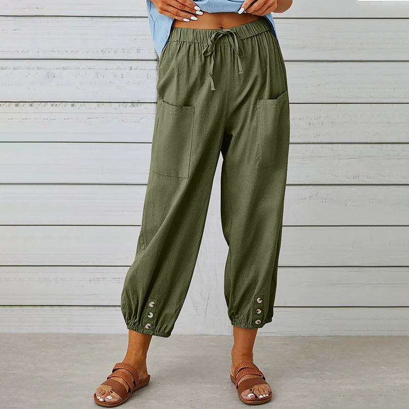【Coton Et Lin】Comfortable Décontracté Pants