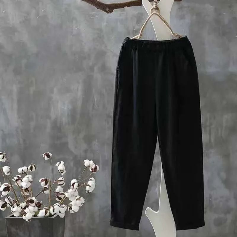 【Coton Et Lin】Comfortable Décontracté Pants