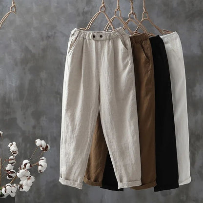 【Coton Et Lin】Comfortable Décontracté Pants