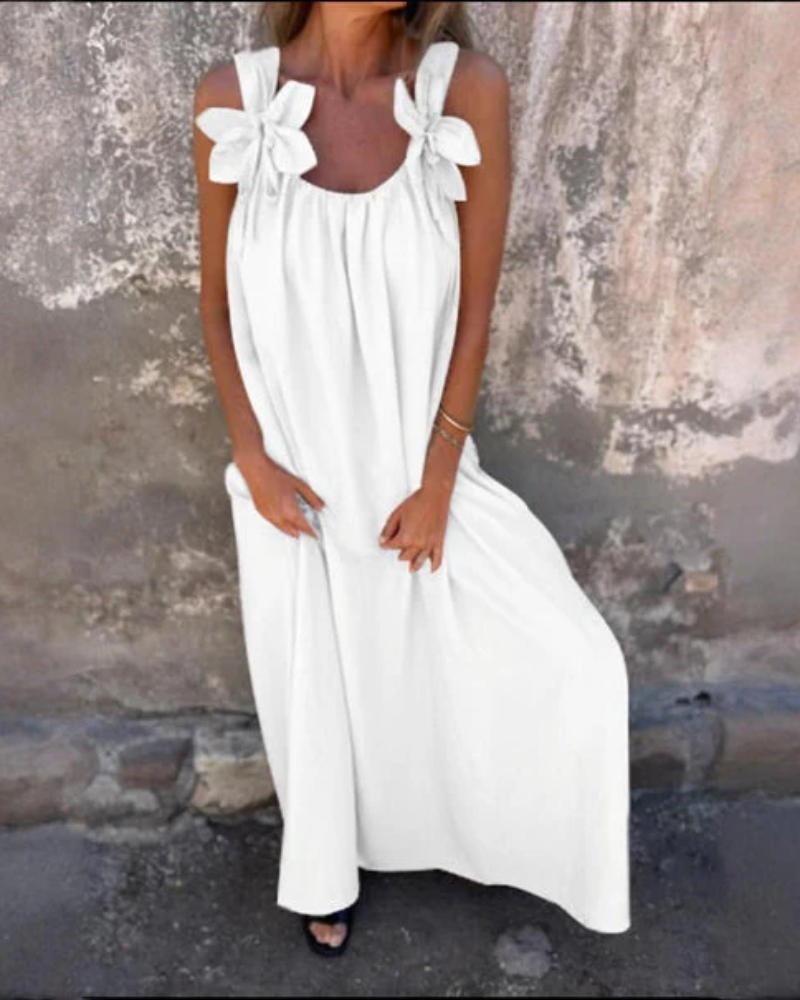 Aryanna - Elegant floral long robe