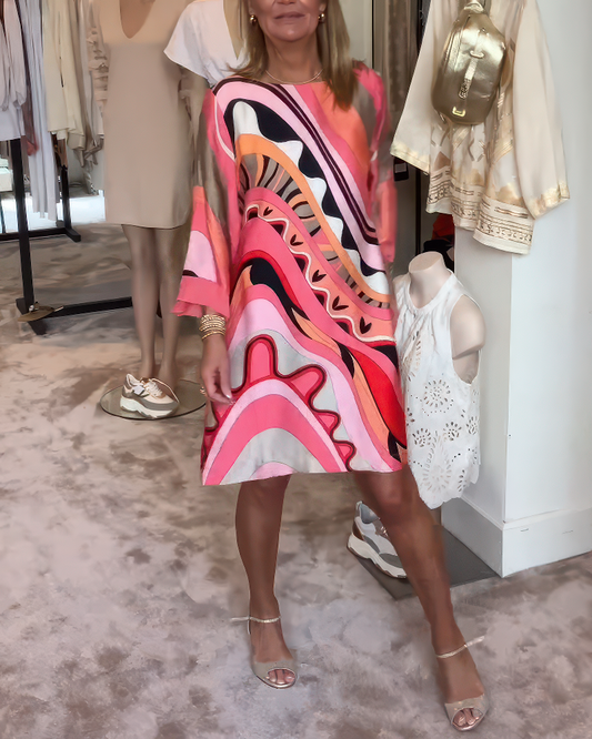 Chiara – Robe élegante à col rond