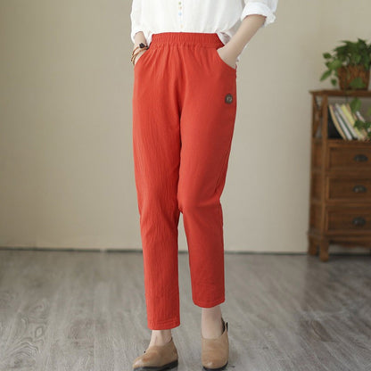 【Coton Et Lin】Comfortable Décontracté Pants