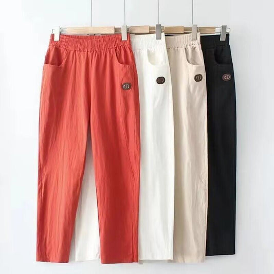 【Coton Et Lin】Comfortable Décontracté Pants