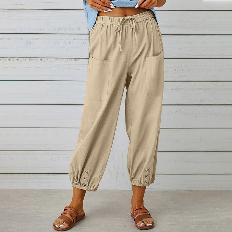 【Coton Et Lin】Comfortable Décontracté Pants
