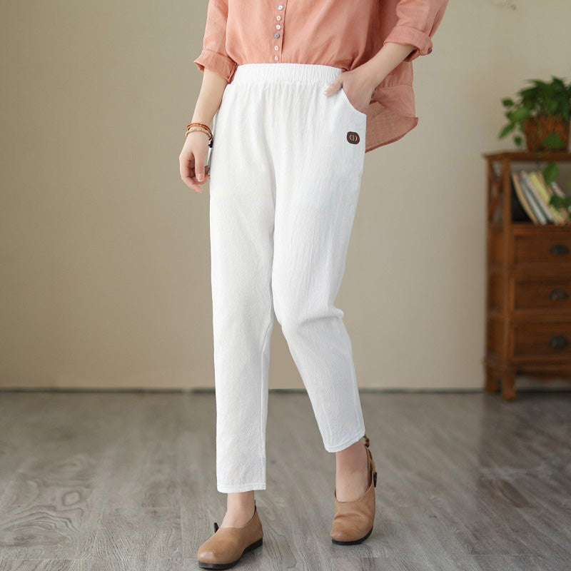 【Coton Et Lin】Comfortable Décontracté Pants
