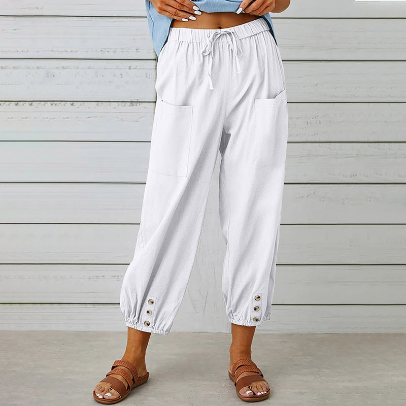 【Coton Et Lin】Comfortable Décontracté Pants