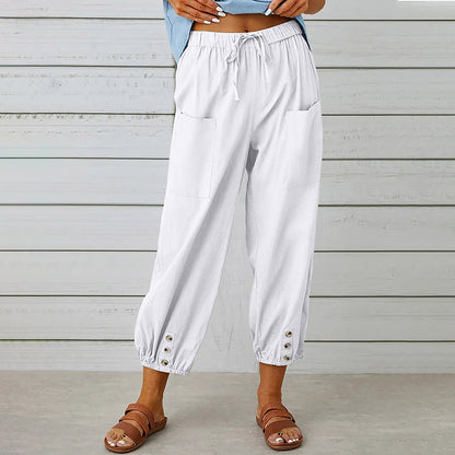 【Coton Et Lin】Comfortable Décontracté Pants