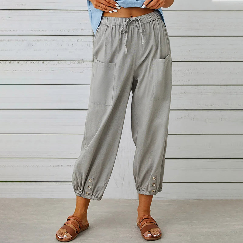【Coton Et Lin】Comfortable Décontracté Pants