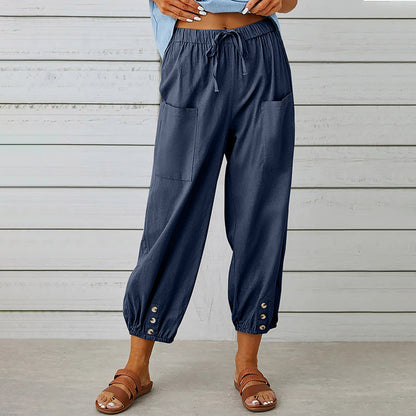 【Coton Et Lin】Comfortable Décontracté Pants