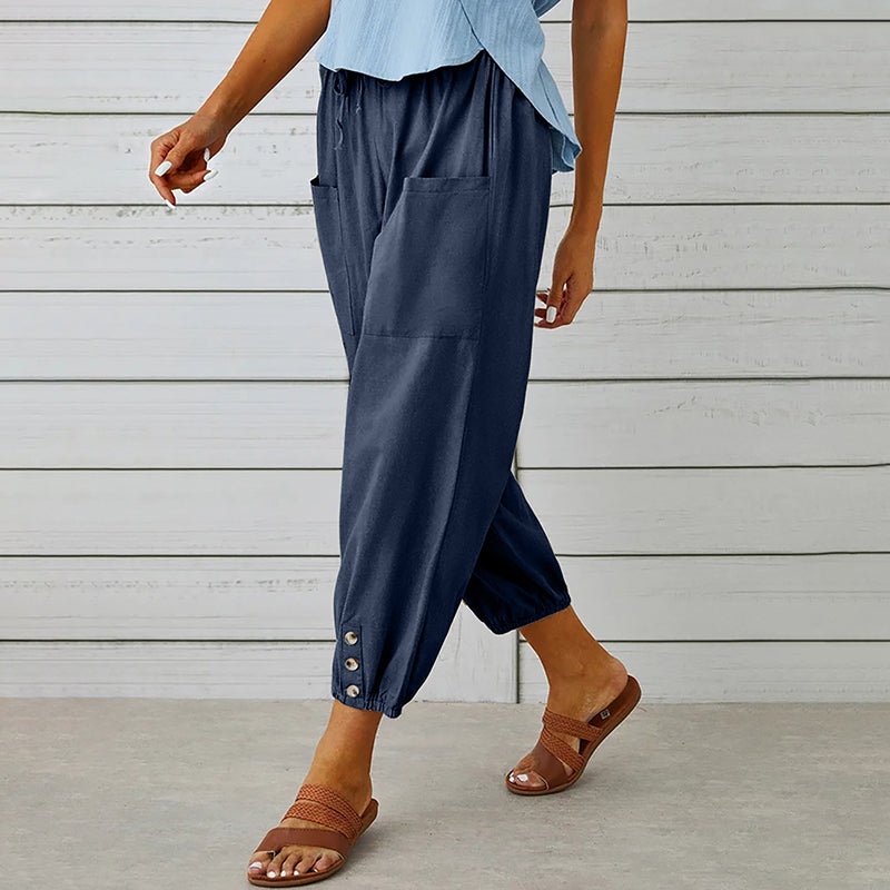 【Coton Et Lin】Comfortable Décontracté Pants