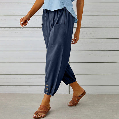【Coton Et Lin】Comfortable Décontracté Pants