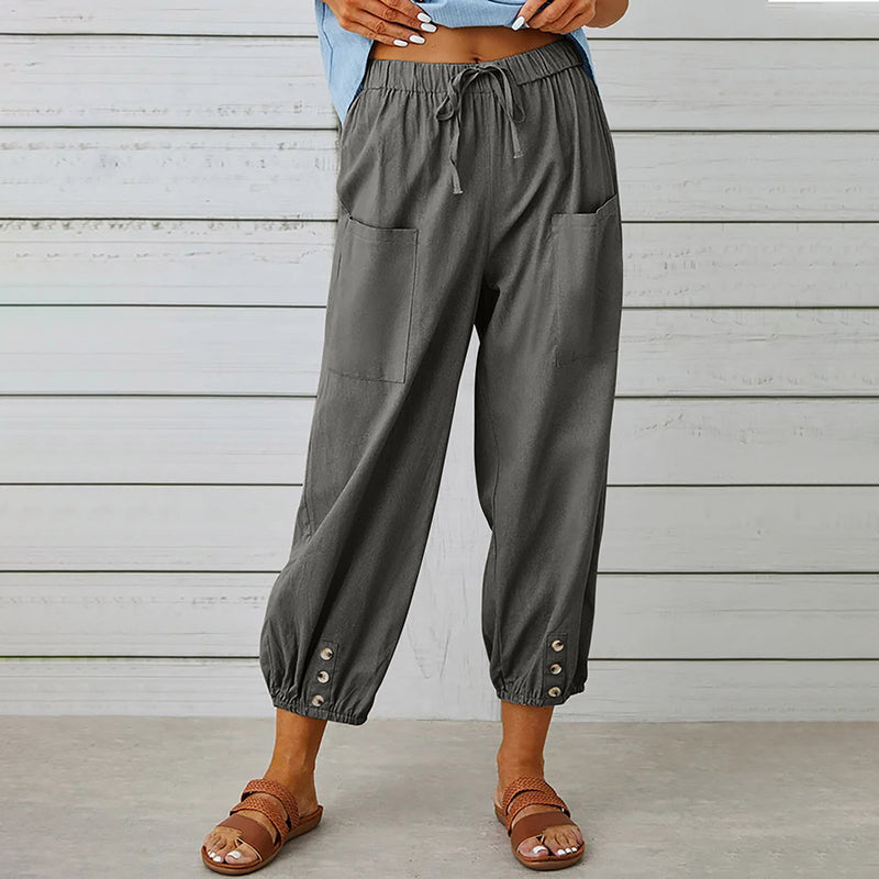 【Coton Et Lin】Comfortable Décontracté Pants