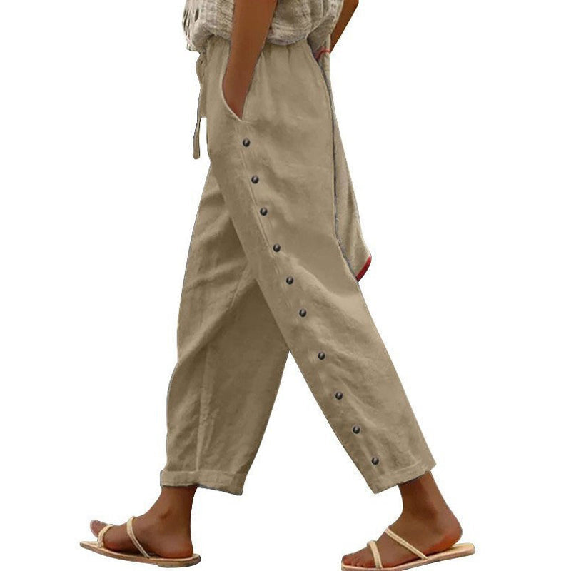 【Coton Et Lin】Comfortable Décontracté Pants